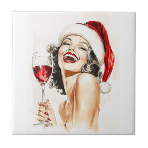 Azulejo Viejo feriado en acuarela