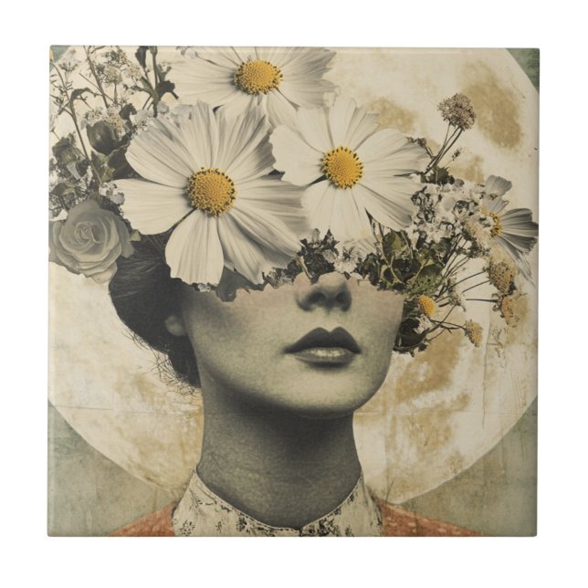 Azulejo Viejo Moonlit - Boho Vintage Elegance (Frente)