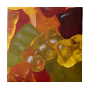 Azulejo Viele bunte Gummibärchen