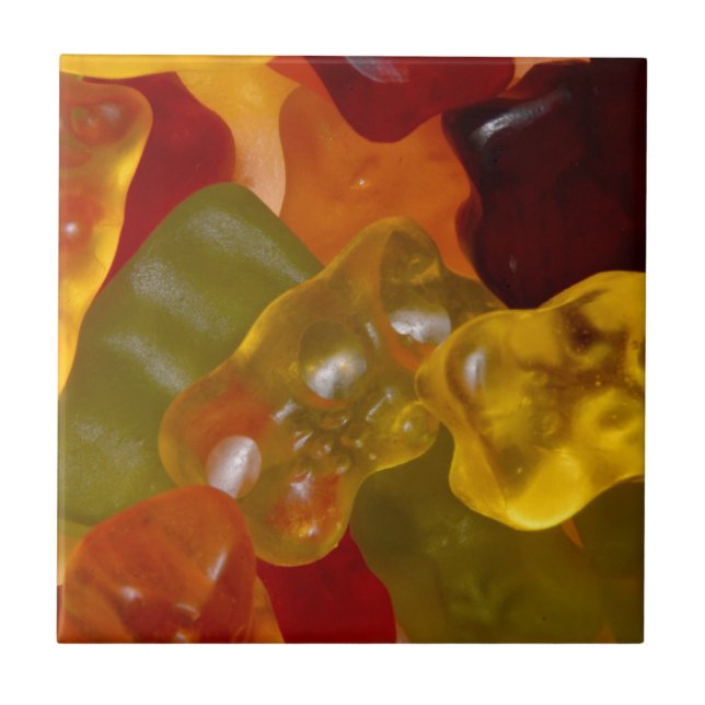 Azulejo Viele bunte Gummibärchen (Frente)