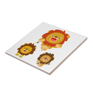 Azulejo '¡¡Viene!!!" Tres Cuidados Personalizados Lions Ti