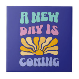 Azulejo Viene un nuevo día