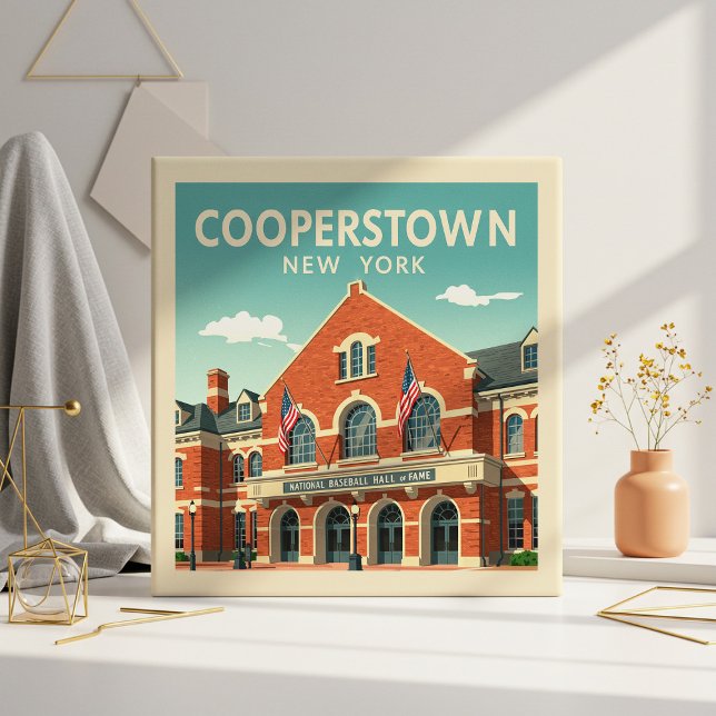 Azulejo Viintage Cooperstown New York (Subido por el creador)