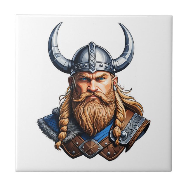 Azulejo Vikings Nordic Man (Frente)