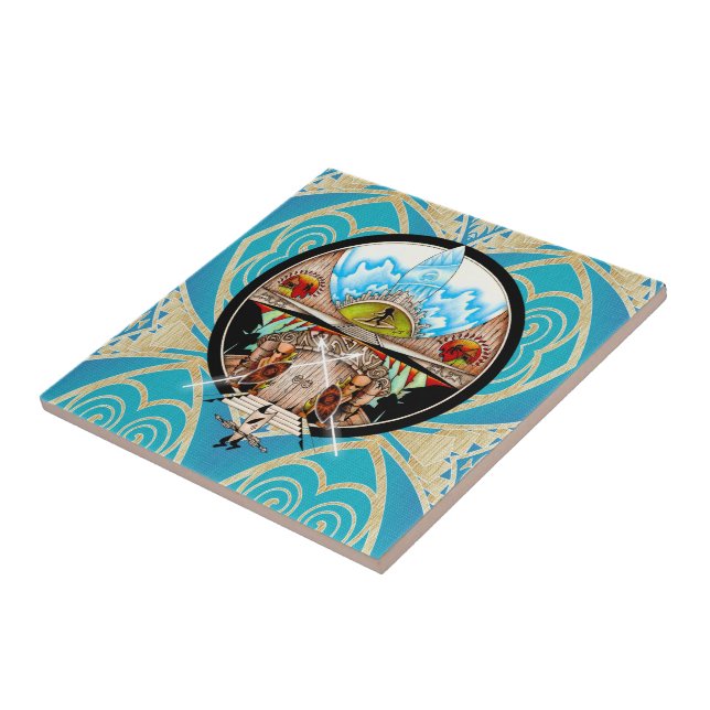 Azulejo Villa Tiki (Lado)