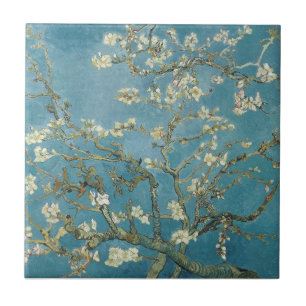 Azulejo Vincent van Gogh Almond Flor Cerámica Tile