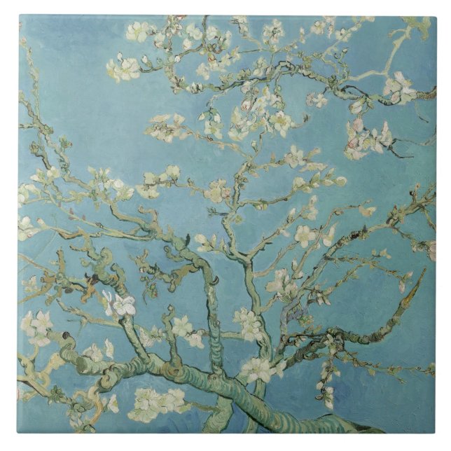 Azulejo Vincent Van Gogh - Almond tree en blossom (Frente)