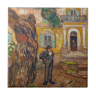 Azulejo Vincent Van Gogh - Asilo de Saint-Paul en Saint-Re