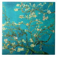 Vincent Van Gogh Blossoming Almond Tree Floral Art