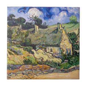 Azulejo Vincent Van Gogh - Cabañas con Tejado en Cordevill