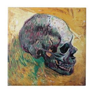 Azulejo Vincent Van Gogh - Cráneo de perfil - Arte fino