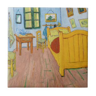 Azulejo Vincent Van Gogh - Dormitorio de Vincent en Arles