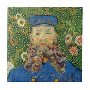 Azulejo Vincent Van Gogh - El cartero Joseph Roulin