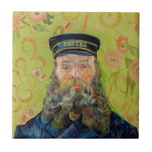 Azulejo Vincent Van Gogh - El cartero Joseph Roulin