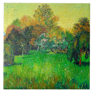 Azulejo Vincent van Gogh, El jardín del poeta,
