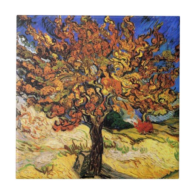 Azulejo Vincent Van Gogh - El Moral Arte Fino (Frente)