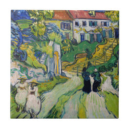 Azulejo Vincent van Gogh - Escalera en Auvers