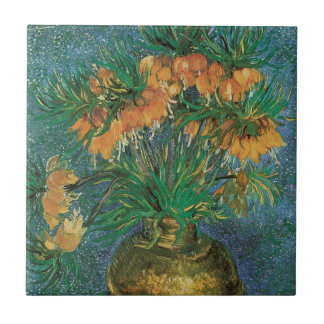 Azulejo Vincent van Gogh - Fritillarias en un jarrón de co
