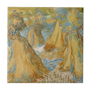 Azulejo Vincent van Gogh - Gavillas de trigo