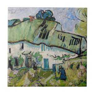 Azulejo Vincent van Gogh - Granja con Dos Figuras