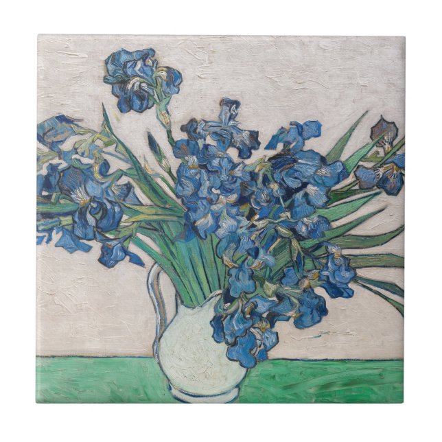 Azulejo Vincent van Gogh - Irises (Frente)