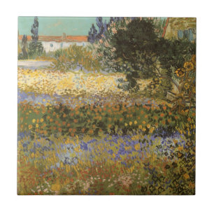 Azulejo Vincent van Gogh - Jardín Florido