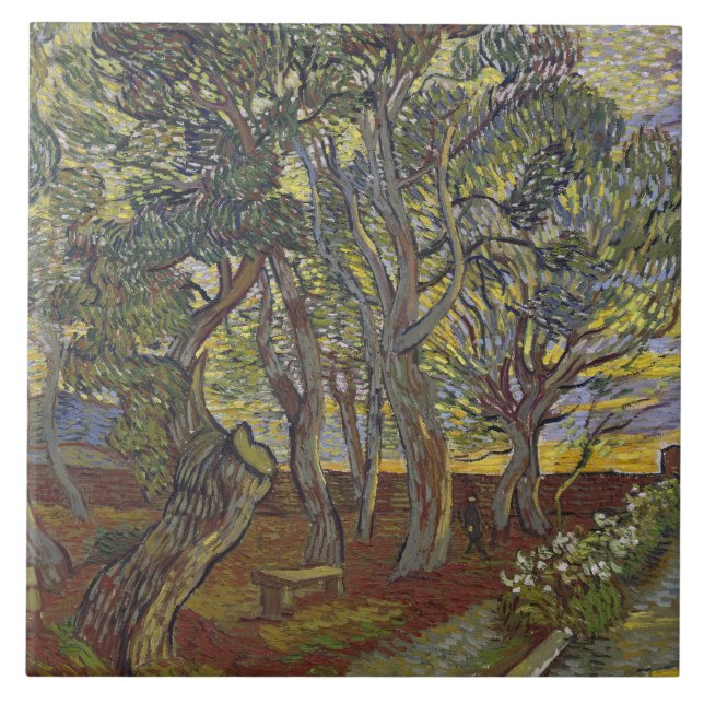 Azulejo Vincent van Gogh - La cosecha (para Emile Bernard) (Frente)