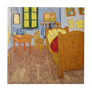 Azulejo Vincent van Gogh - La habitación de Vincent en Arl
