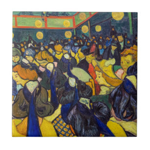 Azulejo Vincent van Gogh - La sala de baile en Arlés