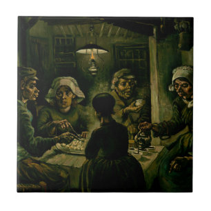 Azulejo Vincent van Gogh - Los comedores de patatas