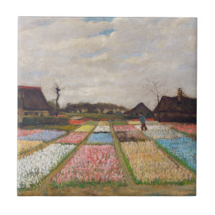 Azulejo Vincent van Gogh - Macizos de flores en Holanda