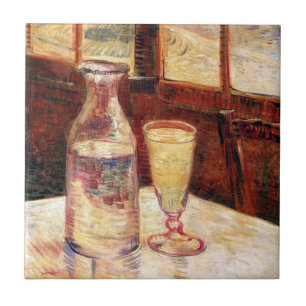 Azulejo Vincent Van Gogh - Naturaleza muerta con absenta