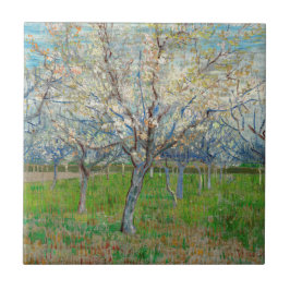 Azulejo Vincent van Gogh - Pink Orchard