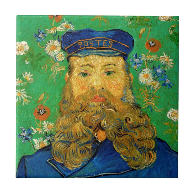 Azulejo Vincent Van Gogh - Postman Joseph Roulin (Frente)