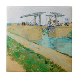 Azulejo Vincent van Gogh - Puente Langlois en Arles #2