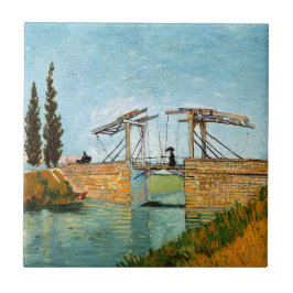 Azulejo Vincent van Gogh - Puente Langlois en Arles #3