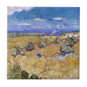 Azulejo Vincent van Gogh - Trigos con Segadores