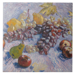 Azulejo Vincent van Gogh - Uvas, Lemones, Peras,