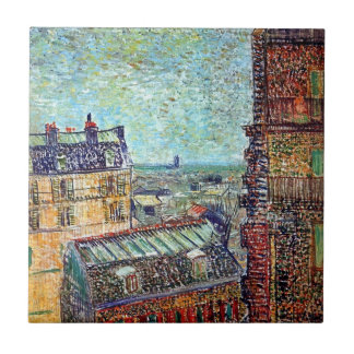 Azulejo Vincent Van Gogh - Vista de París Puntillismo Arte