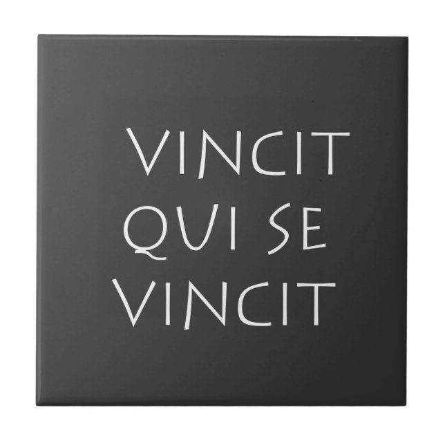 Azulejo Vincit qui se vincit (Frente)