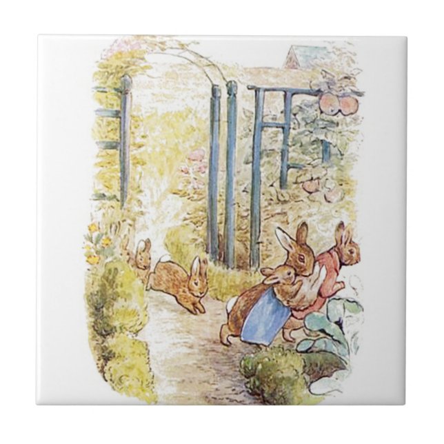 Azulejo Viñeta Beatrix Potter, Conjuntos, Tile Cerámico (Frente)