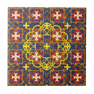 Azulejo Viñeta de la ventana del Rosa de AEtheric Nº Tri