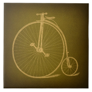 Azulejo Viñeta Velocipede Bicicleta Antígona Alta Bicicl