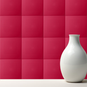 Azulejo Vino de shiraz de color sólido rojo