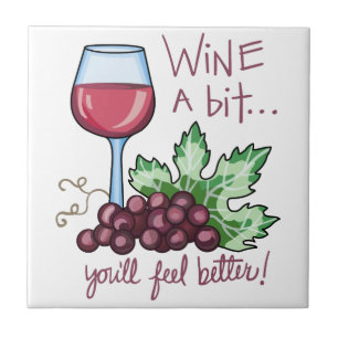 Azulejo Vino un poco