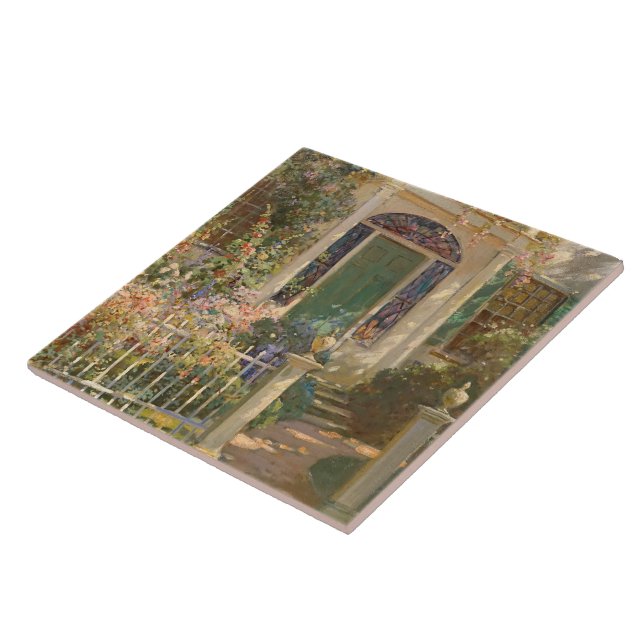 Azulejo Vintage Abbott Fuller Graves Puerta Portsmouth (Lado)