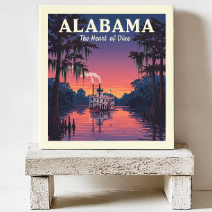 Azulejo Vintage Alabama