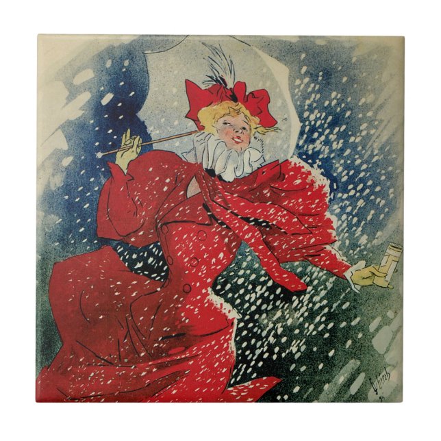 Azulejo Vintage Art Nouveau Pastilles Geraudel Cough Drots (Frente)