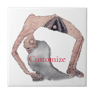 Azulejo Vintage Backbend Yoga Pose Thunder_Cove