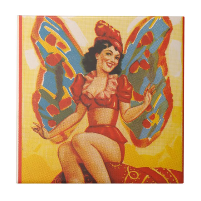 Azulejo Vintage Clyde Beatty Circus Poster (Frente)